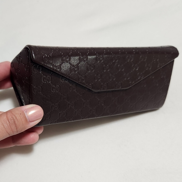 Gucci Guccissima  Foldable Collapsible Glasses Case - Picture 2 of 4